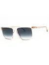 Carrera Stylish Rectangular Men's Sunglasses In Brown