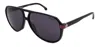 Carrera Unisex 1045/s 61mm Sunglasses In Black