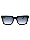 Carrera Striped Black Acetate Sunglasses In Black