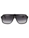 Carrera Black Acetate Sunglasses In Black