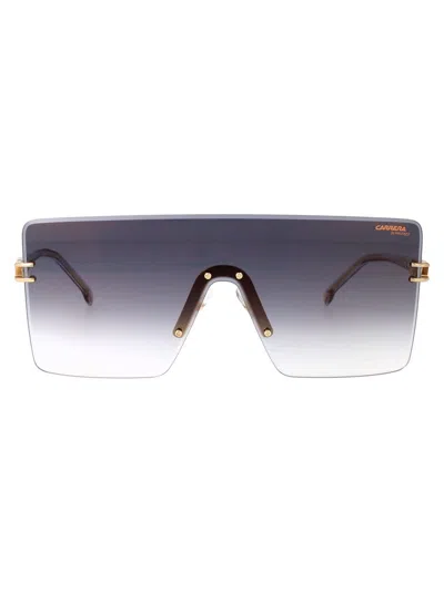 Carrera Gold Grey Metal Sunglasses In Blue