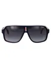Carrera Black Acetate Sunglasses In Black