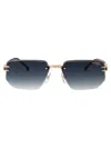Carrera Gold Brown Havana Metal Sunglasses