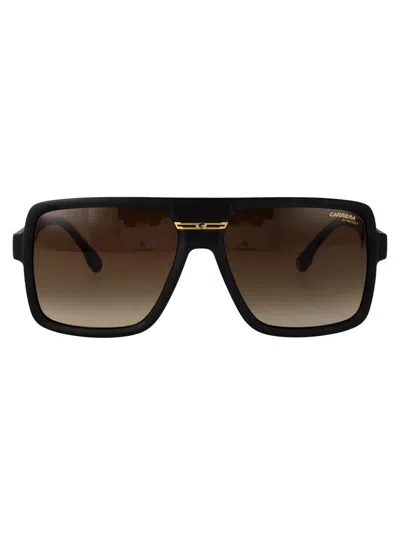 Carrera Matte Black Eco Polyamide Sunglasses In Brown
