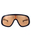 Carrera Blue Ruthenium Acetate Sunglasses In Black