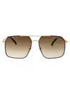 Carrera Blk Gold B Metal Sunglasses In Gold