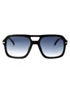 Carrera Striped Black Acetate Sunglasses In Blue