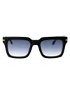 Carrera Striped Black Acetate Sunglasses In Black