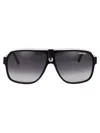 Carrera Black Acetate Sunglasses In Black