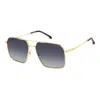 Carrera 333/s J5g/9o Men's Sunglasses - Gold Frame, Gradient Dark Grey Lenses In Gold