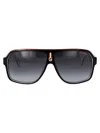 Carrera Blu Rosso Acetate Sunglasses In Black