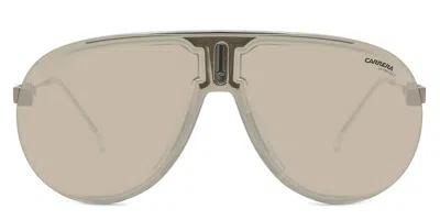 Carrera Superchampion 6lb/t4 Men's Sunglasses Silver Size 99