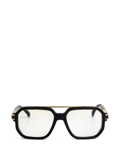 Carrera Titanio 01 Geometric-frame Glasses In Black