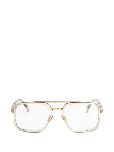Carrera Titanio 02 Square-frame Glasses In Metallic