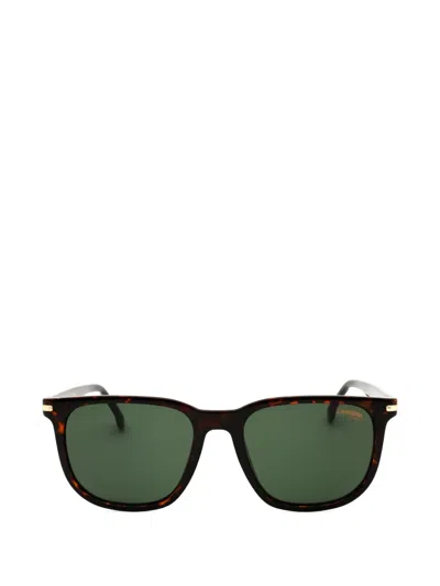 Carrera Tortoiseshell-effect Rectangle-frame Sunglasses In Green