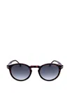 Carrera 톨토이즈셸 이펙트 라운드 프레임 선글라스 In Brown
