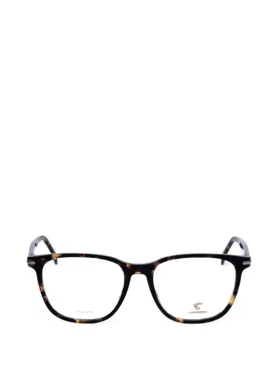 Carrera 톨토이즈셸 이펙트 스퀘어 프레임 안경 In Brown
