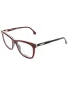 Carrera Unisex 1107/v 50mm Optical Frames In Red
