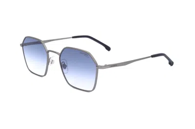 Carrera Unisex 53 Mm Matte Ruthenium Silver Sunglasses In Orange