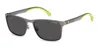 Carrera Unisex 55 Mm Grey Sunglasses Ca2037ts-0r80-ir In Multi