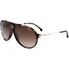 Carrera Unisex 63 Mm Brown Sunglasses