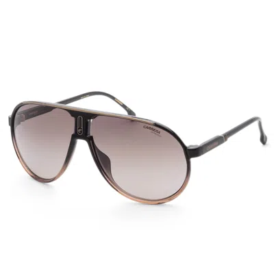 Carrera Unisex Champion 62mm Black Shaded Brown Sunglasses Champion65-n-dcc-ha In Multi