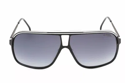 Carrera Unisex Grand Prix 3 080s 9o Sunglasses In Black White / Grey Shaded In Multi