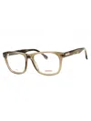 Carrera Unisex Rectangular Eyeglasses - Model 249 In Green