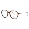 Carrera Unisex Red Rectangular Eyeglass Frames 2044to6350