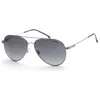 Carrera Unisex Ca2031ts-06lb-9o Fashion 54mm Ruthenium Sunglasses In Gray