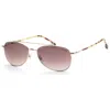 Carrera Unisex Ca224s-0j5g-ha Fashion 58mm Rose Gold Sunglasses In Brown