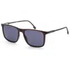 Carrera Unisex 55mm Brown Sunglasses Ca231-s-09q-ku In Blue