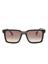 Carrera Victory C 02/s Rectangular-frame Sunglasses In Black