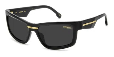 Carrera Victory C 21/s 807/ir Occhiali Da Sole Neri Per Donna In Black