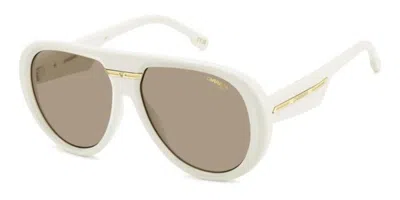 Carrera Victory C 22/s Szj/70 Occhiali Da Sole Bianchi Per Donna In Brown