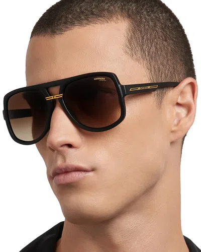 Carrera Victory Square Double Bridge Sunglasses, 59mm In Brown