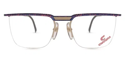 Carrera Vintage 5378 081 Men's Glasses Blue Size 52 - Free Lenses - Blue Light Block Available In Gold