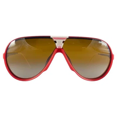 Pre-owned Carrera Vintage  Ski 5593 Aviator Double Mirrored Lenses Sunglasses 80's Austria In Brown