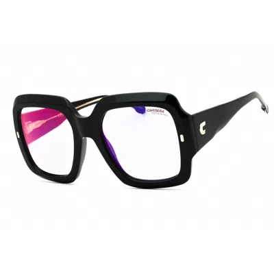 Carrera Violet Multilayer Square Ladies Sunglasses  3004/s 0807/te 54 In Black