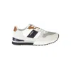 Carrera Blue Polyester Sneaker In White