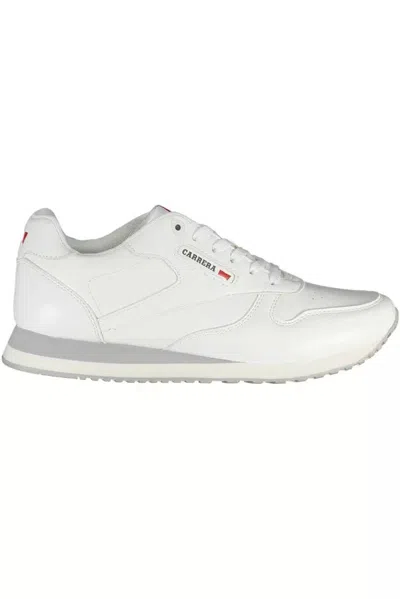 Carrera White Polyester Trainer