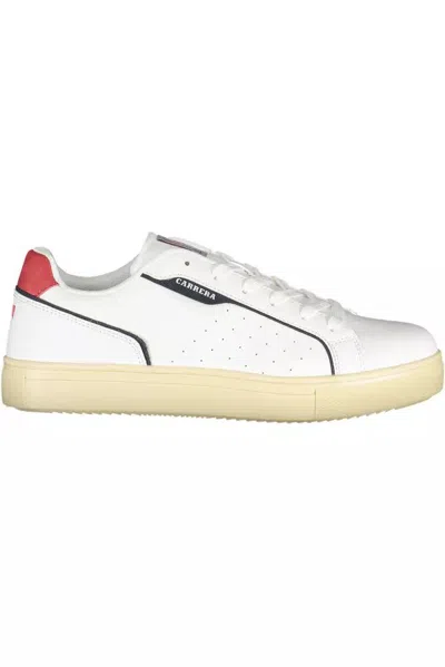 Carrera White Polyethylene Sneaker