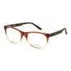 Carrera Women's 52mm Havana Peach Opticals In Brown