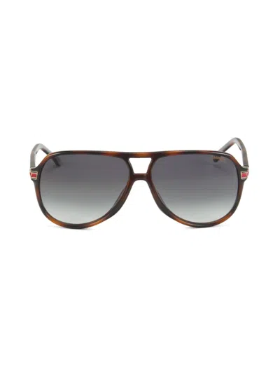 Carrera Women's 61mm Tortoiseshell Pattern Aviator Sunglasses In Brown