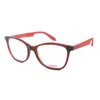 Carrera Women's 52mm Burgundy Opticals In Brown