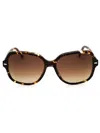 Carrera Women's Rectangular Acetate Sunglasses In Multi