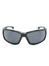 Carrera Xducati Rectangle-frame Sunglasses In Black