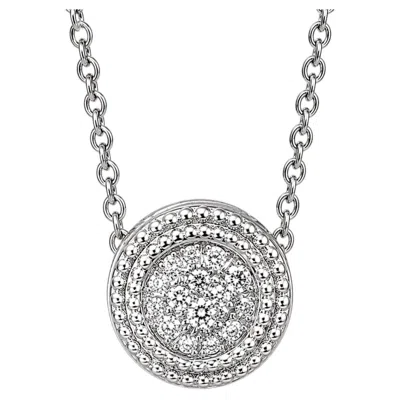 Pre-owned Carrera Y Carrera 18ct White Gold Velázquez Pendant Necklace
