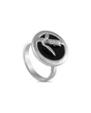 Carrera Y Carrera Bambu 18k White Gold 0.07ct Diamond Ring Ca12-051625 In Metallic
