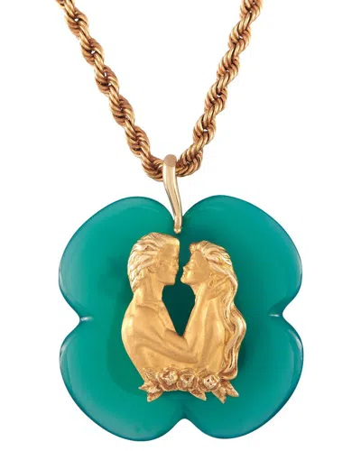 CARRERA Y CARRERA CARRERA Y CARRERA 18K CHALCEDONY NECKLACE (AUTHENTIC PRE-LOVED)